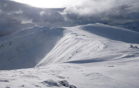 Pete Elliott in Glen Affric, 1°C