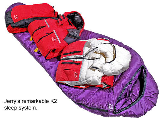 Jerry Gore's sleep system