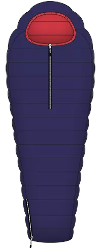 Design your own Superlight down sleeping bag