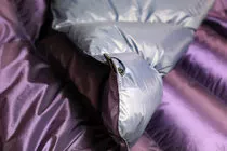 Duo Quilt (king size) showing stud fixes to connect the two quilts together
