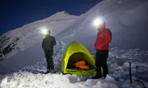 Yukon Down Pullover at 3600m, Weissmies, Switzerland (photo: Paul Daly)