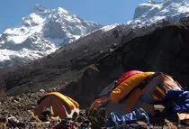 On expedition in Himalayan Garhwal