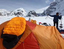 In use, Moonflower Buttress, Alaska