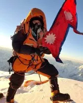 As used by Pem Chhiri Sherpa on the first winter ascent of K2, 16 January 2021.