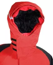 Front Velcro closure on hood