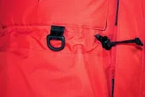 Mitt attachments at waist
