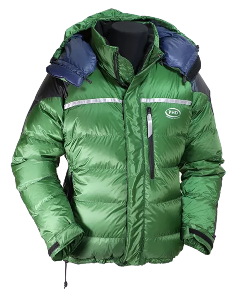 Rondoy Down Jacket: K Series - in green Ultrashell fabric