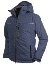 Troms Ventile® Down Jacket in navy black