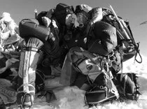 On Everest summit with Olga Kotova - first woman from a Baltic State to summit Everest.