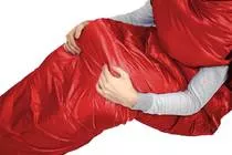 Zeta Primaloft Overbag - showing armholes.
